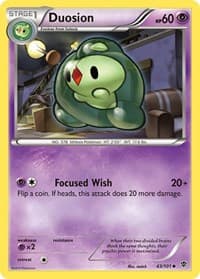 Duosion - Plasma Blast - Pokemon card