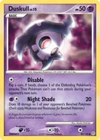 Duskull - Diamond and Pearl - Pokemon card