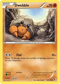 Dwebble - Boundaries Crossed - Pokemon card