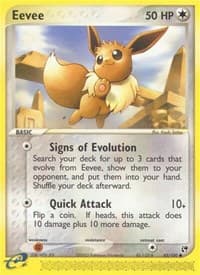 Eevee - EX Sandstorm - Pokemon card
