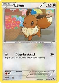 Eevee (83) - Dark Explorers - Pokemon card