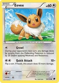 Eevee (89) - Plasma Freeze - Pokemon card