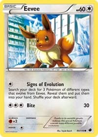 Eevee (90) - Plasma Freeze - Pokemon card