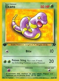 Ekans - Team Rocket - Pokemon card
