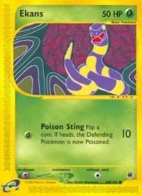 Ekans - Expedition - Pokemon card