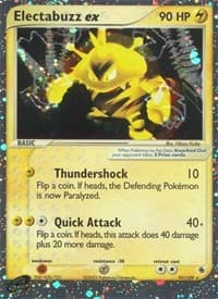 Electabuzz ex - EX Ruby and Sapphire - Pokemon card