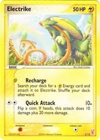 Electrike - EX Trainer Kit 2: Plusle & Minun - Pokemon card