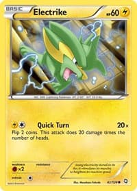 Electrike (42) - Dragons Exalted - Pokemon card