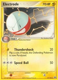 Electrode - EX Emerald - Pokemon card