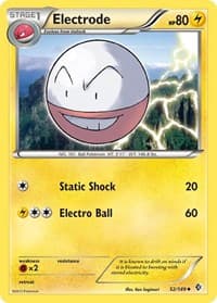 Electrode - Boundaries Crossed - Pokemon card