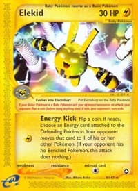 Elekid - Aquapolis - Pokemon card