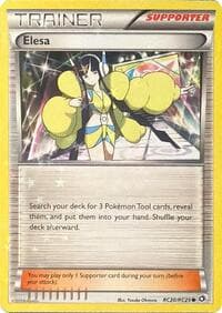 Elesa - Legendary Treasures: Radiant Collection - Pokemon card