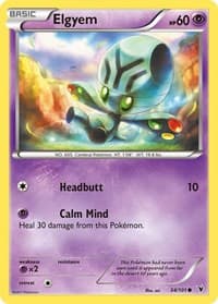 Elgyem (54) - Noble Victories - Pokemon card