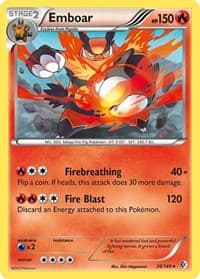 Emboar - Boundaries Crossed - Pokemon card
