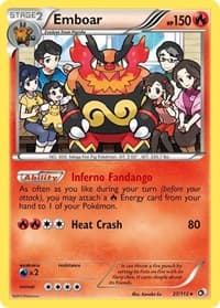 Emboar - Legendary Treasures - Pokemon card
