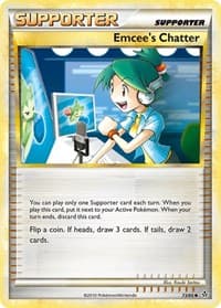 Emcee's Chatter - Unleashed - Pokemon card