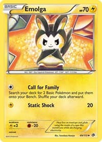 Emolga - Legendary Treasures - Pokemon card
