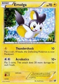 Emolga - McDonald's Promos 2012 - Pokemon card