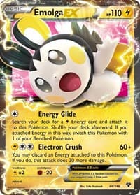 Emolga EX - XY Base Set - Pokemon card