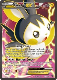 Emolga EX (143 Full Art) - XY Base Set - Pokemon card
