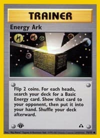 Energy Ark - Neo Discovery - Pokemon card