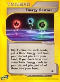 Energy Restore - Expedition - Pokemon card