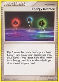 Energy Restore - Majestic Dawn - Pokemon card