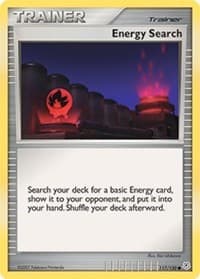 Energy Search - Diamond and Pearl - Pokemon card