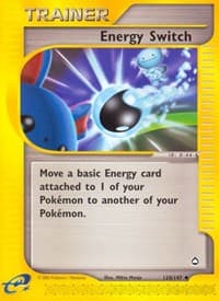 Energy Switch - Aquapolis - Pokemon card