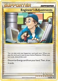 Engineer's Adjustments - Unleashed - Pokemon card
