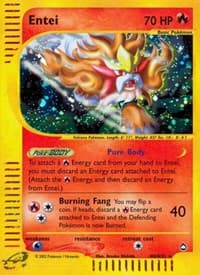 Entei (H8) - Aquapolis - Pokemon card