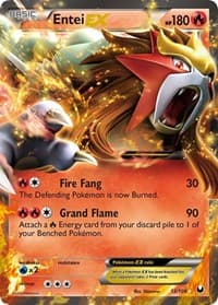 Entei EX - Dark Explorers - Pokemon card