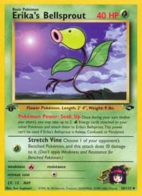 Erika's Bellsprout - Gym Challenge - Pokemon card