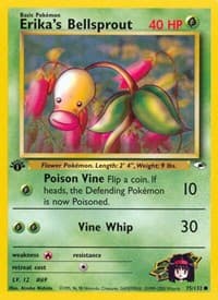 Erika's Bellsprout (75) - Gym Heroes - Pokemon card