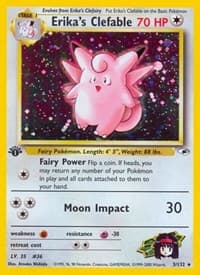 Erika's Clefable - Gym Heroes - Pokemon card