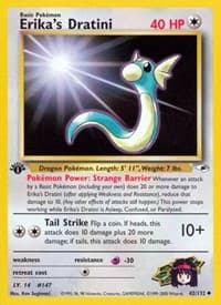 Erika's Dratini - Gym Heroes - Pokemon card
