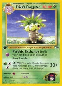 Erika's Exeggutor - Gym Heroes - Pokemon card