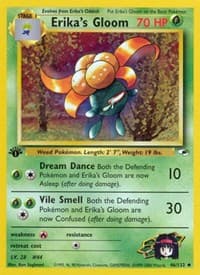 Erika's Gloom (46) - Gym Heroes - Pokemon card