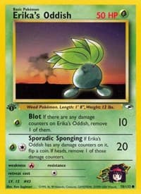 Erika's Oddish (78) - Gym Heroes - Pokemon card