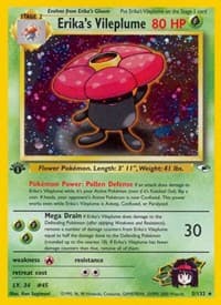 Erika's Vileplume - Gym Heroes - Pokemon card