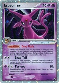 Espeon ex - EX Unseen Forces - Pokemon card