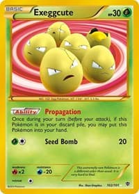 Exeggcute (102 Secret Rare) - Plasma Blast - Pokemon card