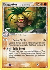 Exeggutor (Delta Species) - EX Holon Phantoms - Pokemon card