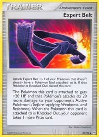 Expert Belt - Arceus - Pokemon card