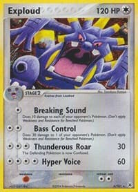 Exploud - EX Hidden Legends - Pokemon card