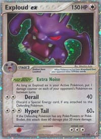 Exploud ex - EX Crystal Guardians - Pokemon card