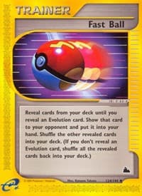 Fast Ball - Skyridge - Pokemon card