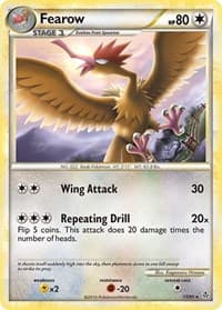 Fearow - Unleashed - Pokemon card