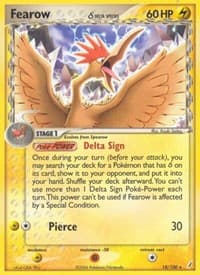 Fearow (Delta Species) - EX Crystal Guardians - Pokemon card