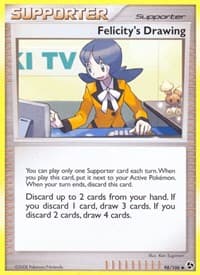 Felicity's Drawing - Great Encounters - Pokemon card